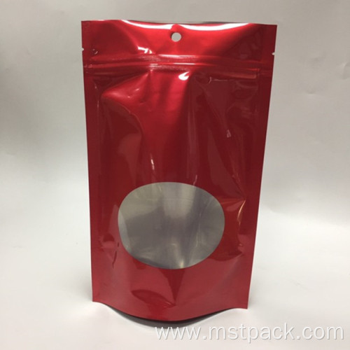 De-Metallized Stand up Pouches with Window